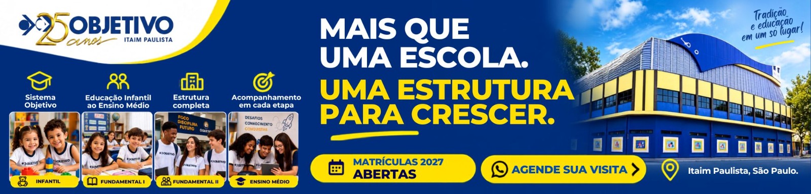 Matrículas Abertas 2027!