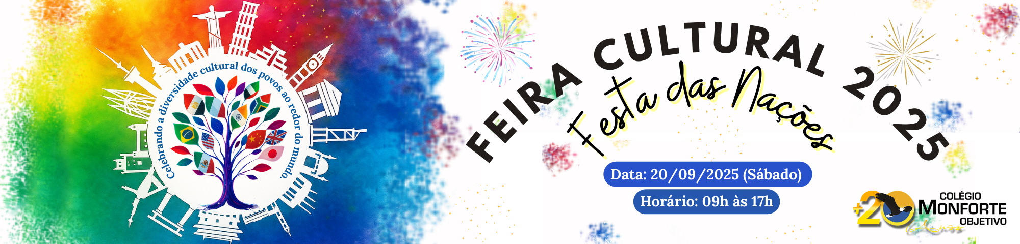 Convite Especial: Feira Cultural 2025 — Festa das Nações