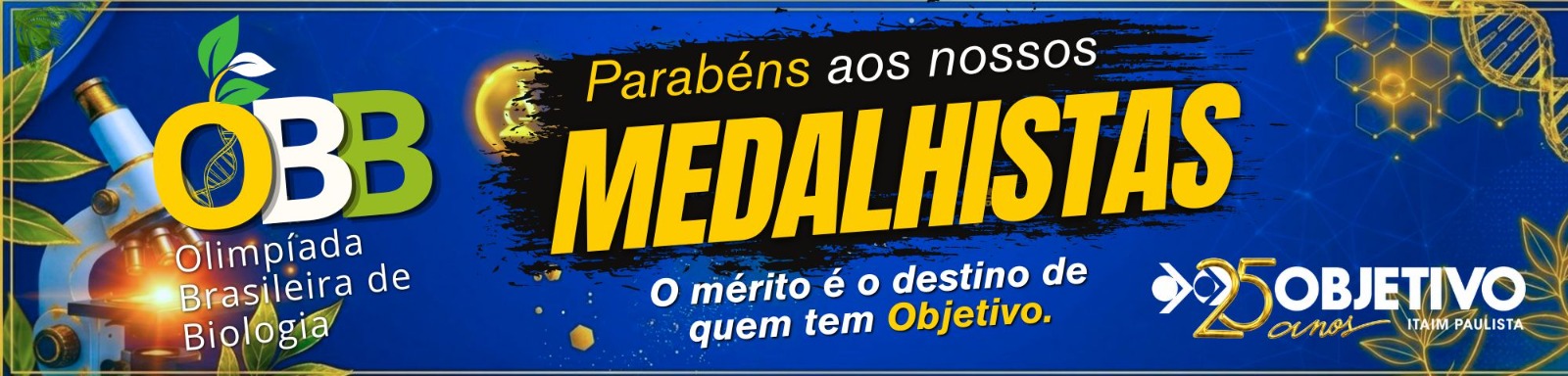 Alunos do Monforte conquistam 6 premiações na Olimpíada Brasileira de Biologia (OBB) 2026
