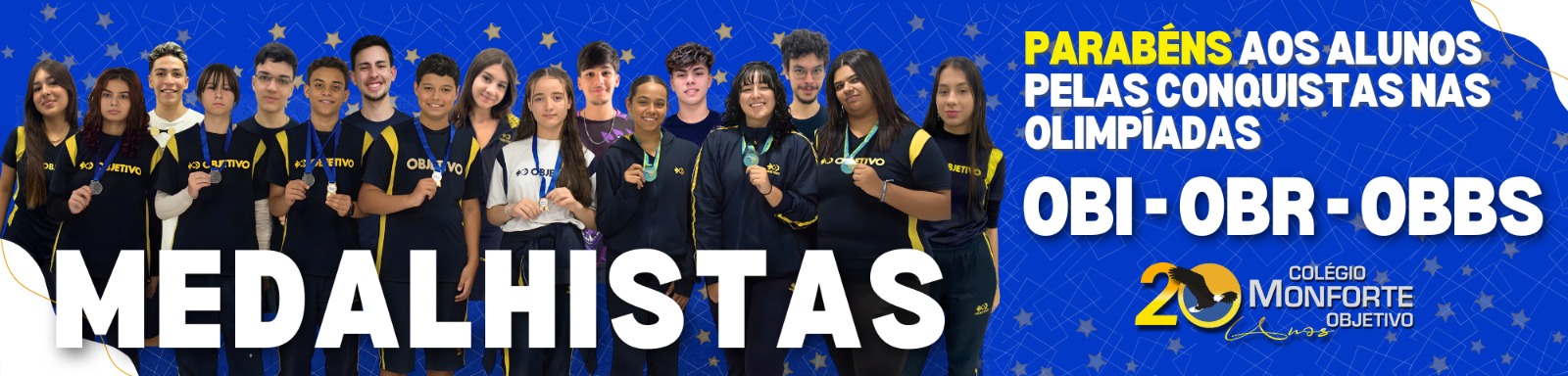 Parabéns aos alunos, pelas conquistas nas Olimpíadas da OBI, OBR e OBSS!