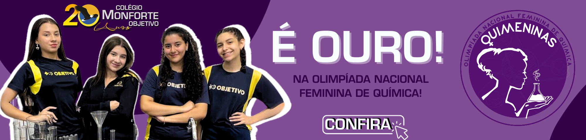 Olimpíada Nacional Feminina de Química: Catarina Ribeiro é ouro e se destaca na competição