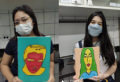 No Itinerário de Oficina de Arte, os alunos fazem pintura em tela sobre Pop Art