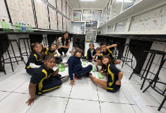 Aprendizado na prática: alunos acompanham germinação do feijão em aula de Ciências